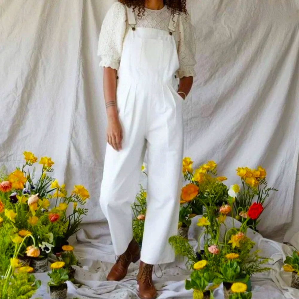 NWT Christy Dawn Nicole Overall in Alabaster, multiple sizes
